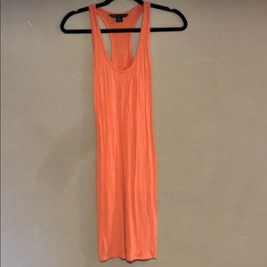 Coral Midid dress